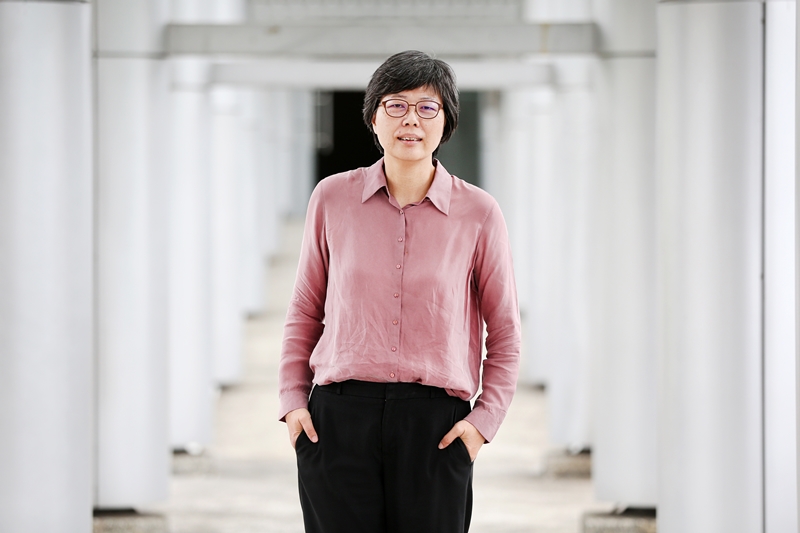 新报业媒体华文媒体集团社长李慧玲。(徐颖荃摄)