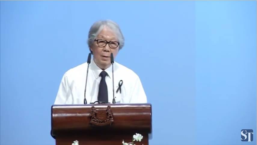 我国巡回大使许通美(照片/海峡时报) 我国巡回大使许通美(照片/海峡时报)