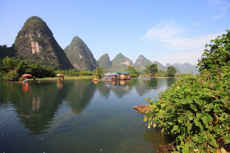 桂林漓江，风景优美。（中欧航旅）