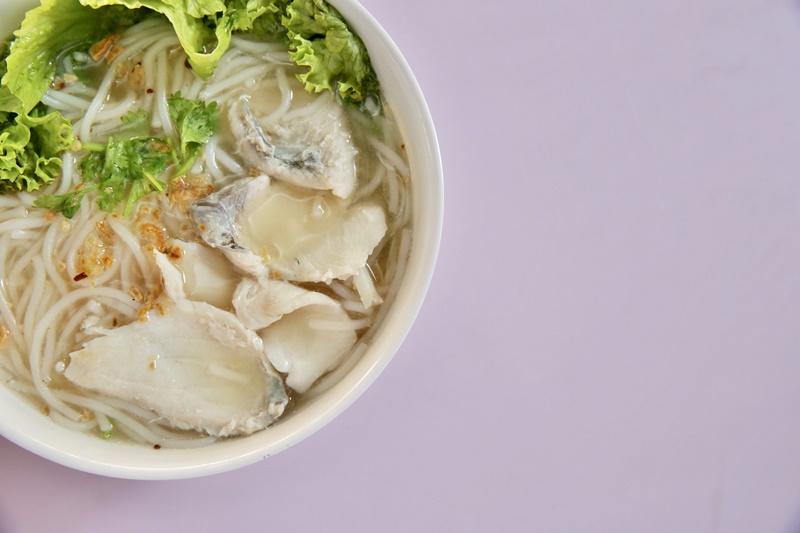 裕廊西的128鱼粥。